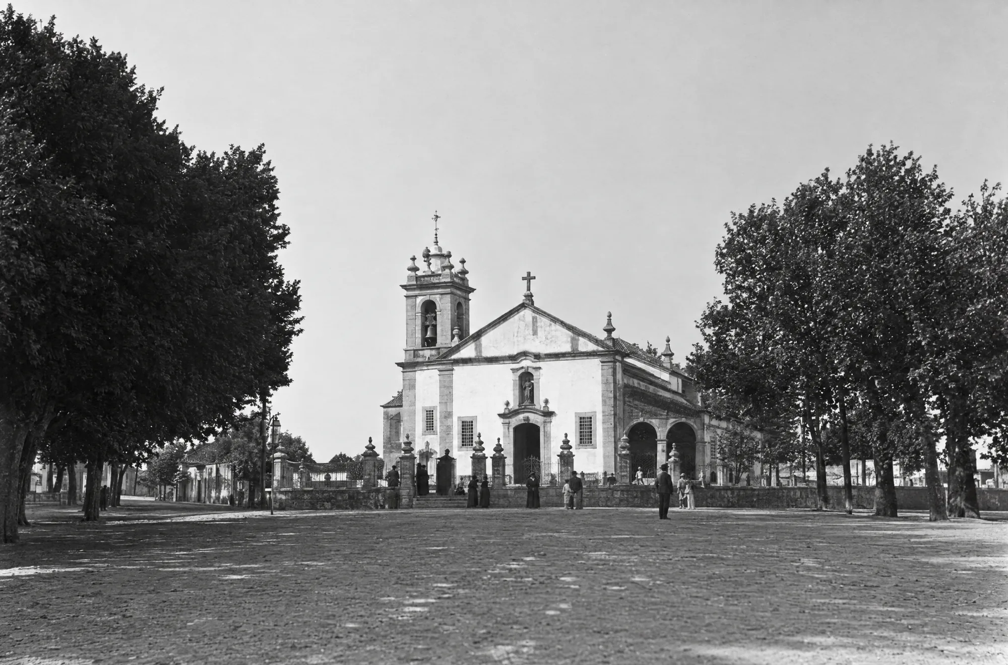 The old parish church of Fátima, 1917(?): Restored (AI)