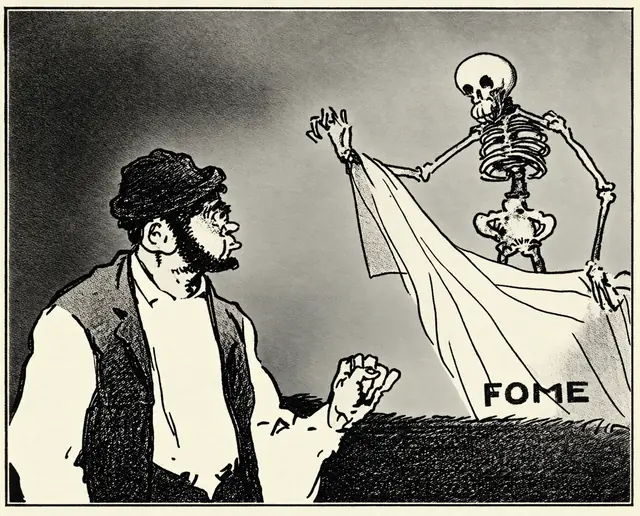 "O Milagre" - cartoon in O Século Cómico, 29 October 1917
