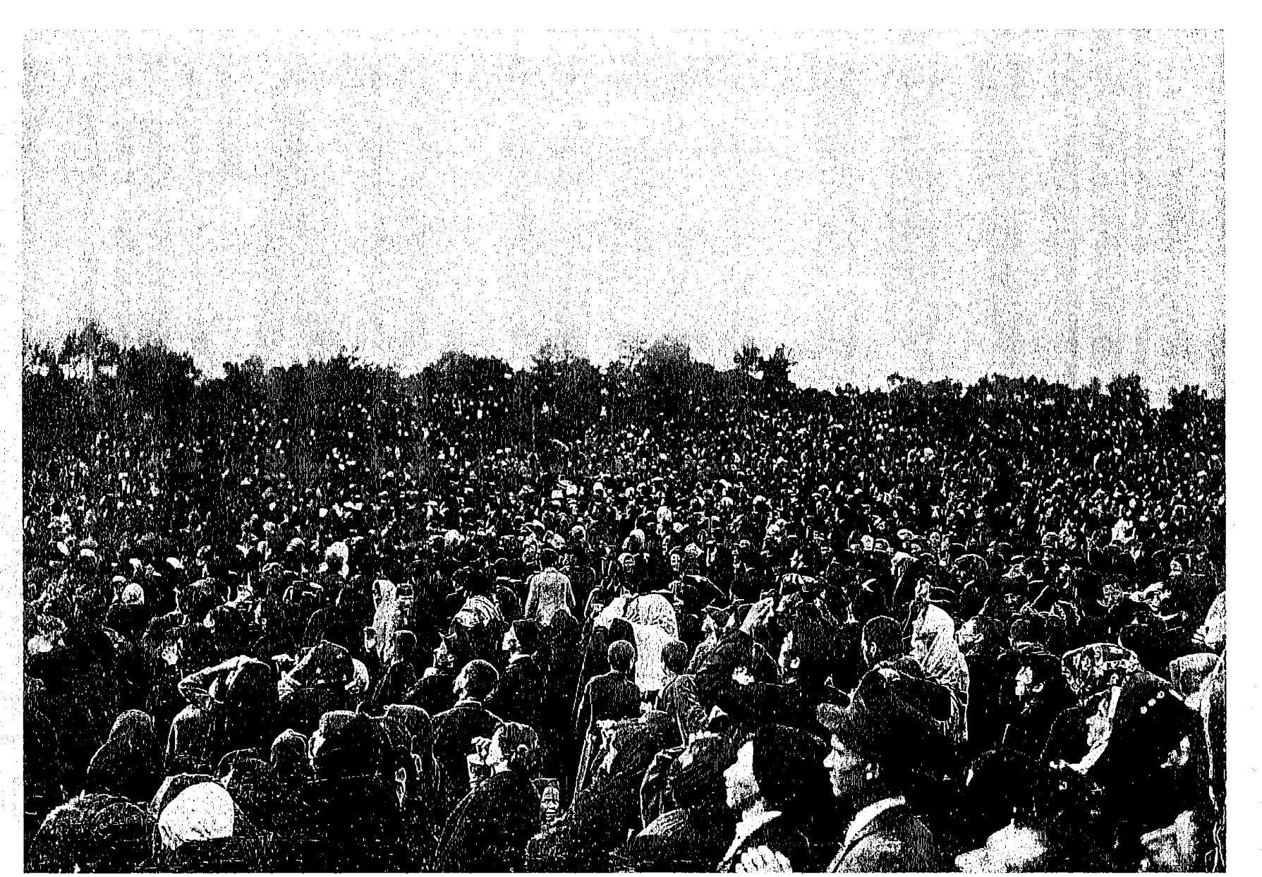 The crowd looks at the sun, Cova da Iria, 13 October 1917: Book scan