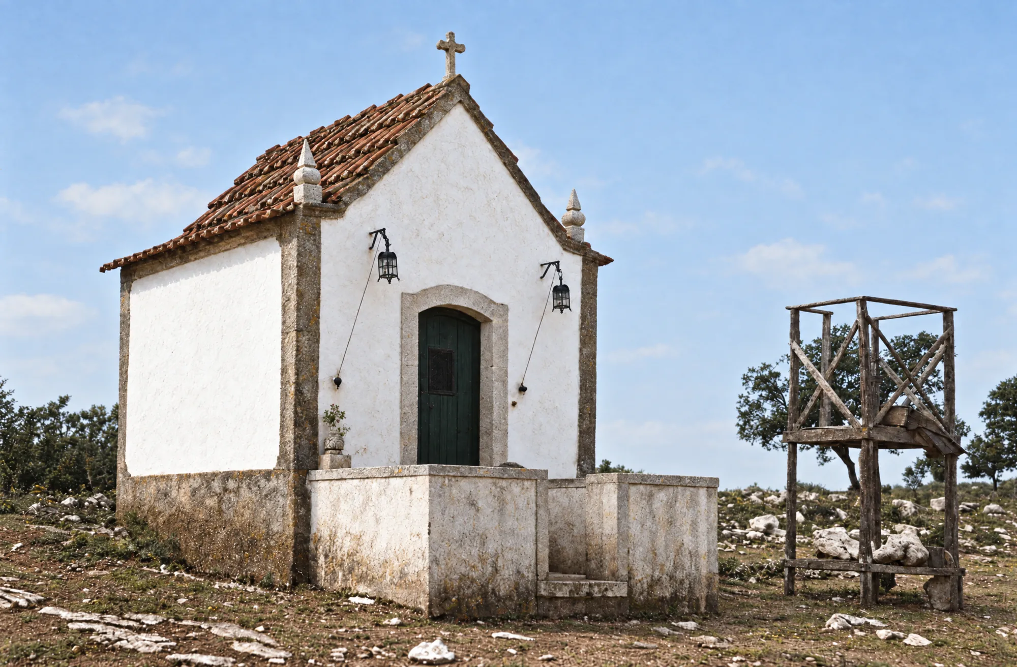 The Chapel of the Apparitions, 1919: Colour (AI)
