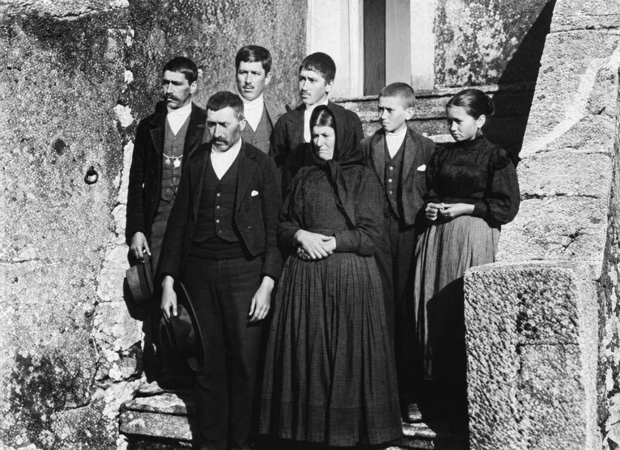 The Marto family, before May 1920: Restored (AI)