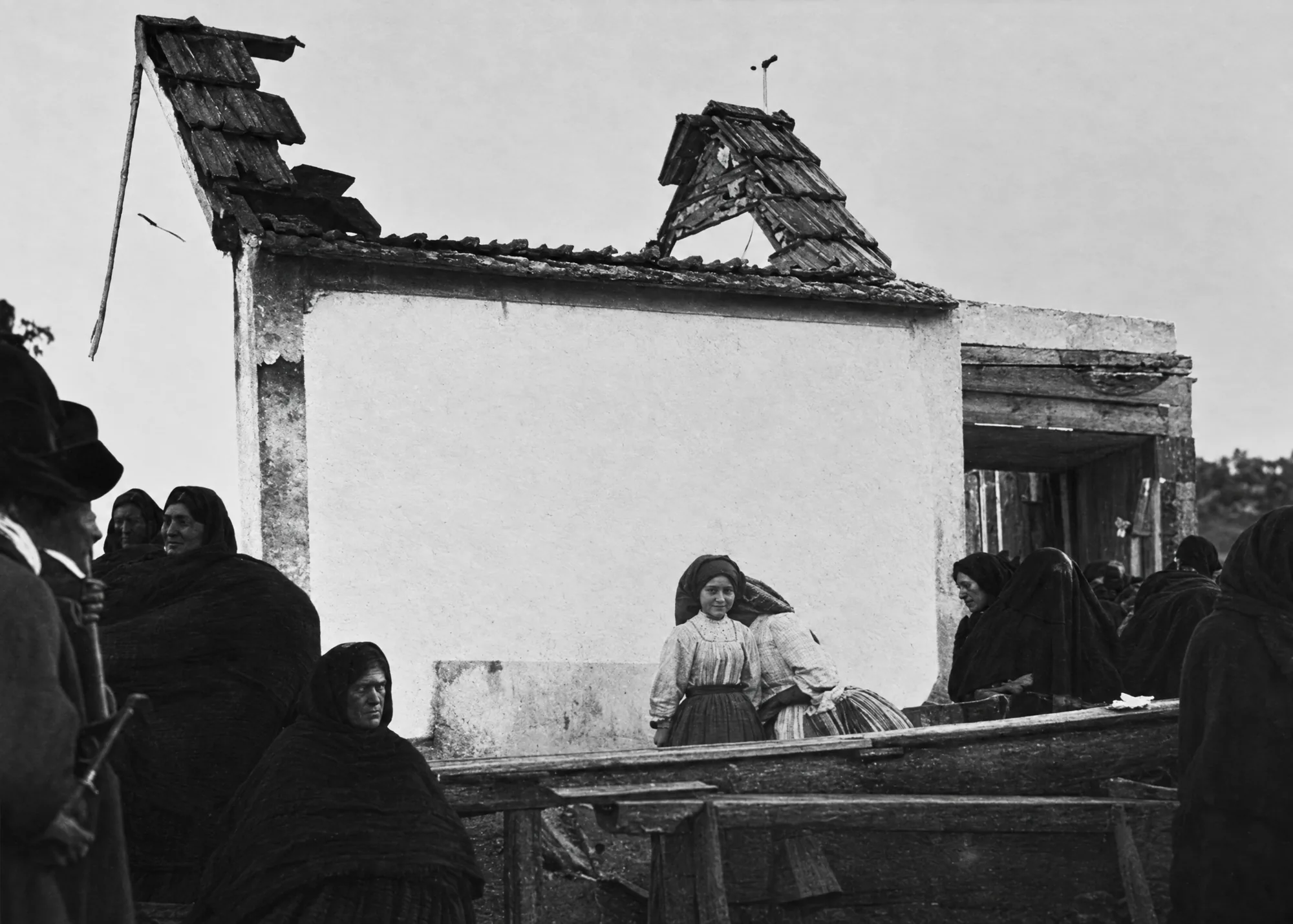 The Chapel of the Apparitions after the bombing of 6 March 1922: Restored (AI)