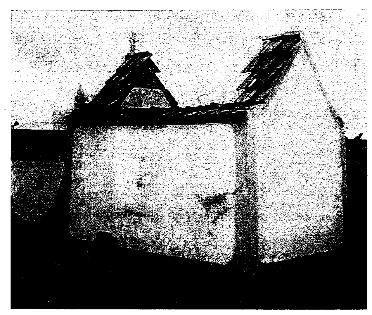 The dynamited Chapel of the Apparitions, March 1922: Original scan